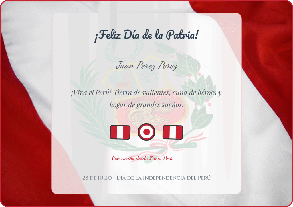 Día de la Patria Perú